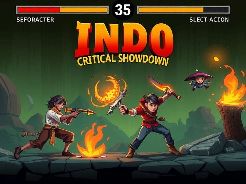 Indo Critical Showdown character selection screen