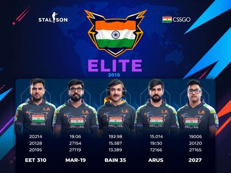 India CSGO Elite historical growth chart