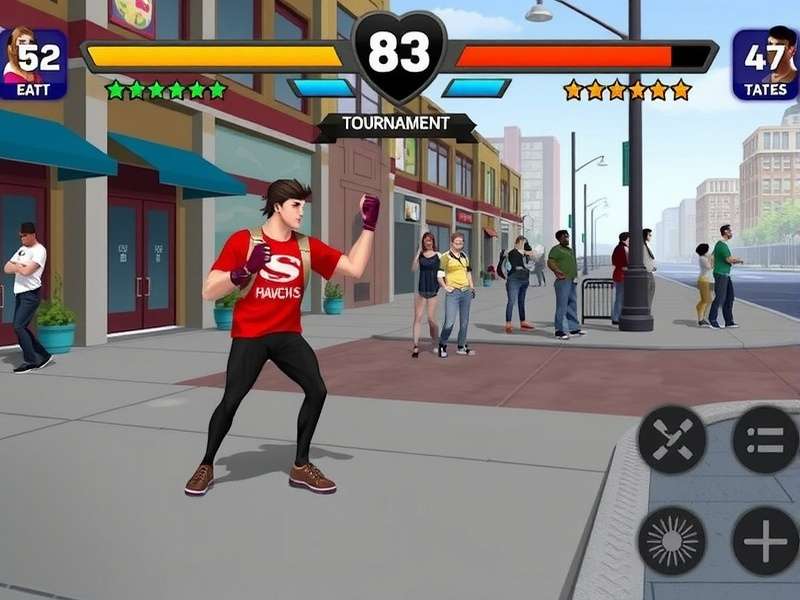 Sidewalk Showdown Stars character selection screen