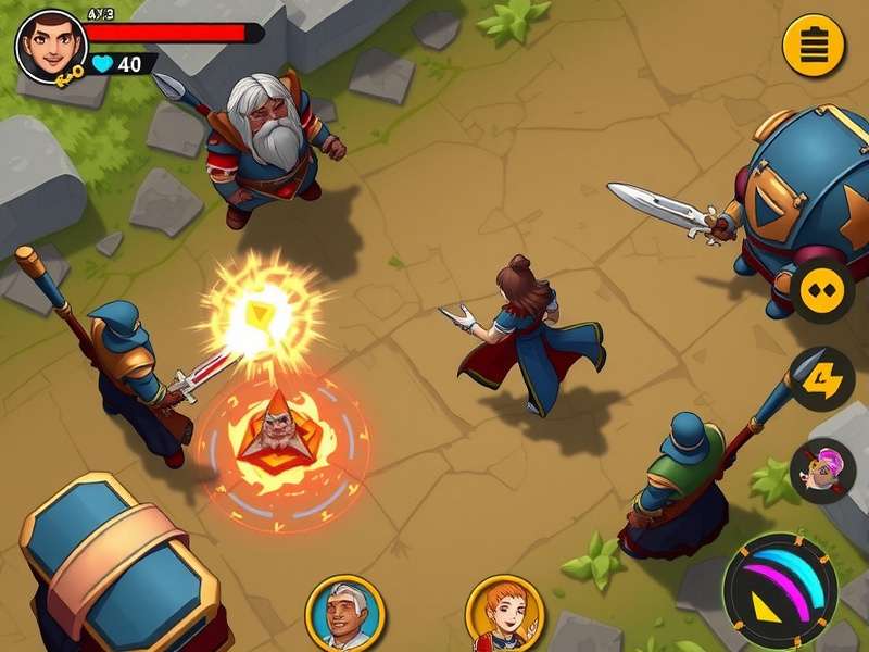 Fierce Mace Legend development team working on the game