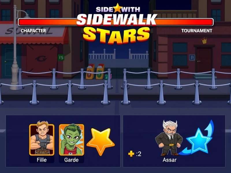 Sidewalk Showdown Stars tournament gameplay