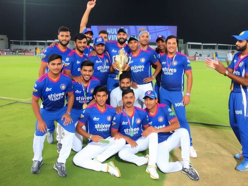 Hyderabad Strikers Team Celebration
