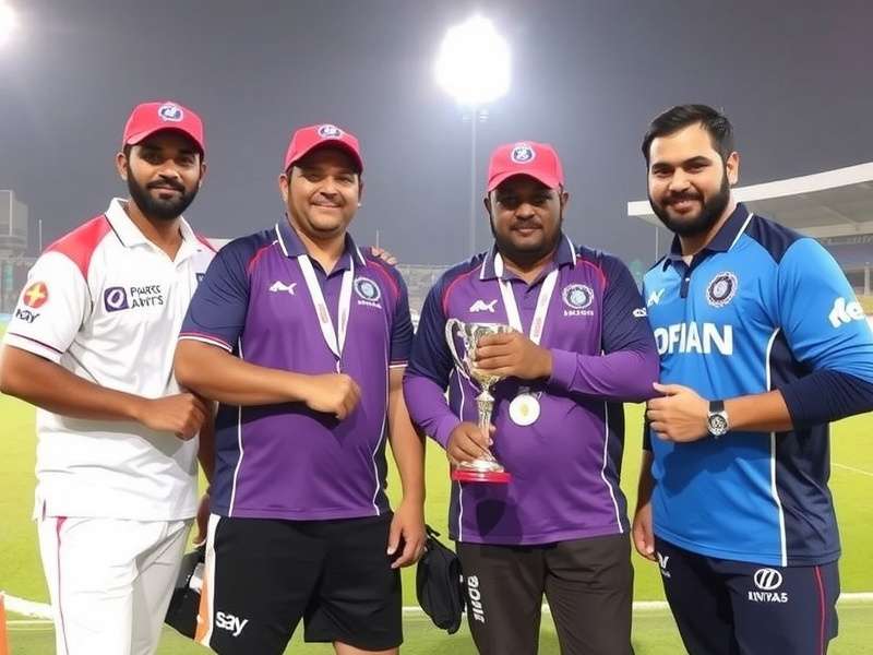 Cricket Pioneers Bengaluru team celebration