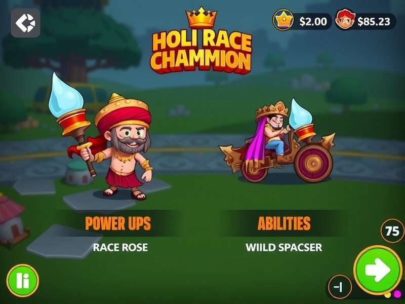 Holi Race Champion gameplay screenshot