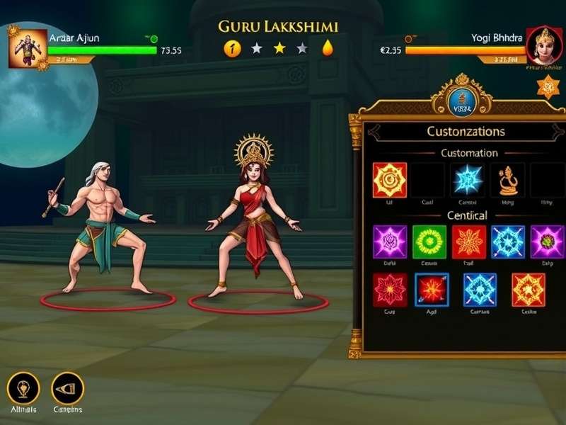 Avatar Arjun character from Divine Yoga Warriors Elite