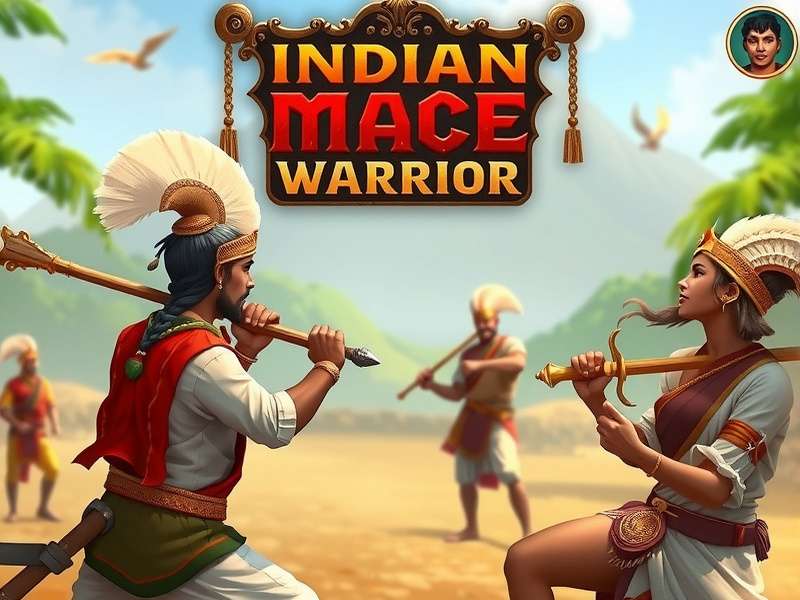Character selection screen in Indian Mace Warrior featuring diverse warriors
