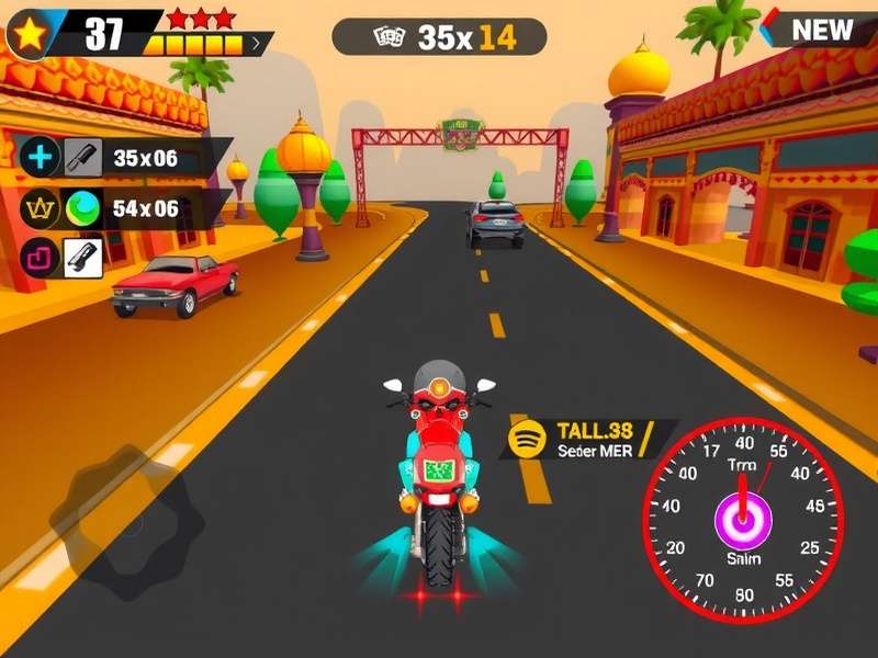 Dal Dhani Extreme Dash gameplay screenshot showing vibrant Indian environment