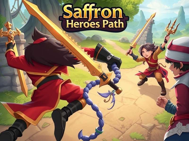 Saffron Heroes Path gameplay combat screenshot