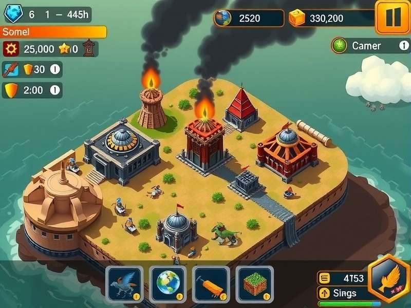 Goa Bulwark Defender gameplay screenshot showing fortress defense mechanics