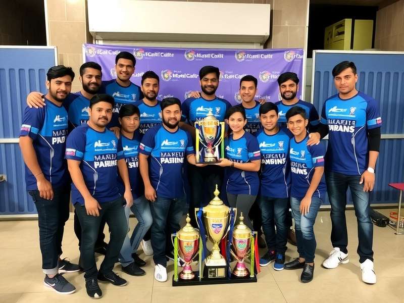 Mumbai FC Titans championship trophy collection