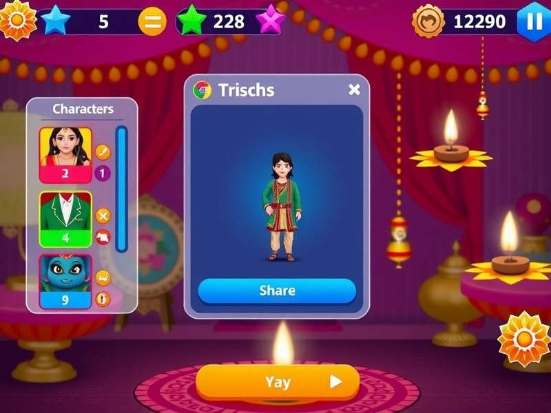 Desi Pojo Party gameplay screenshot showing colorful interface