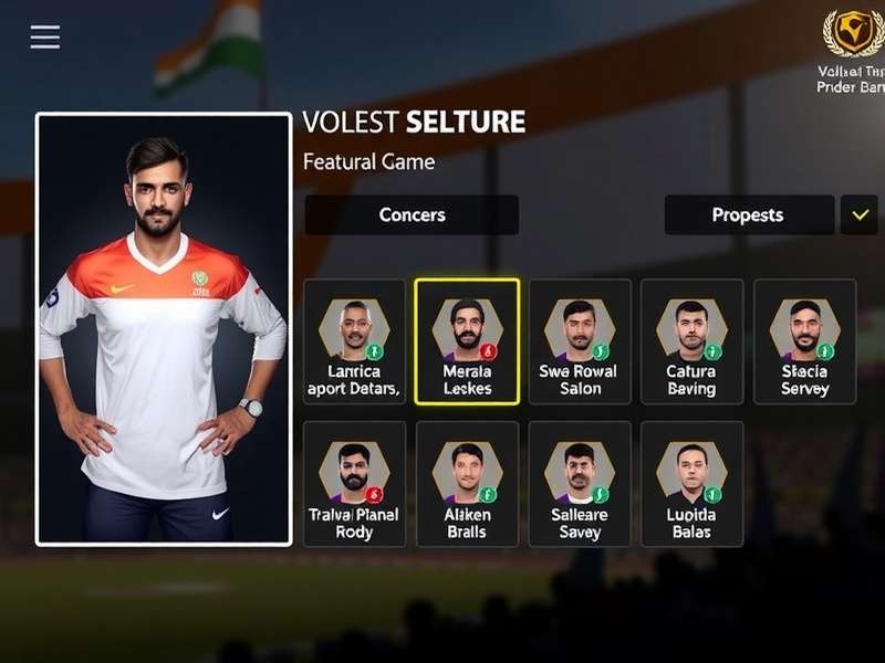 Volley Pride Of Bharat character selection