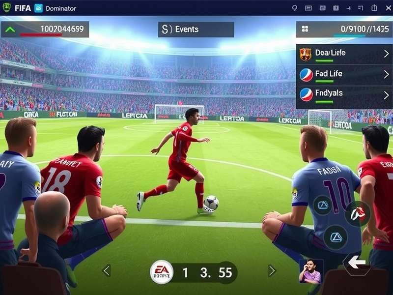 FIFA Mobile Dominator controls and interface explanation