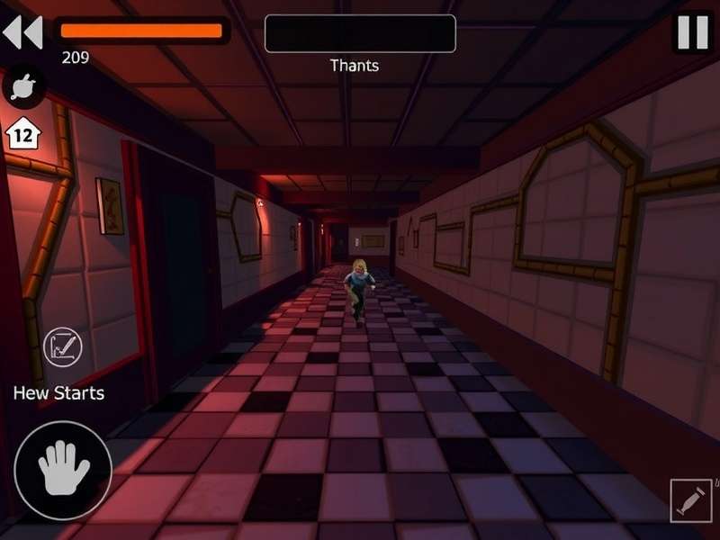 Mysterious Hallway Dash technical features and user interface