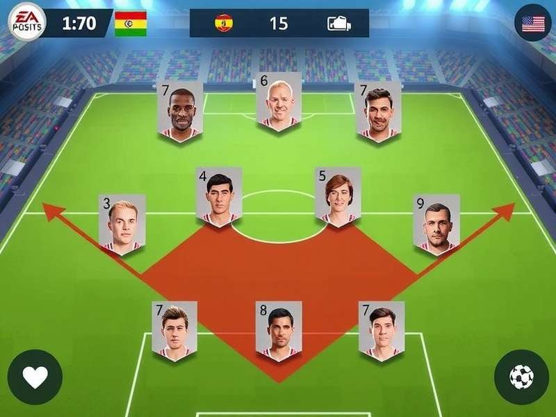 FIFA Mobile Team Play formation strategies