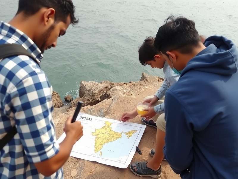 Coastal Treasure Hunt map of India