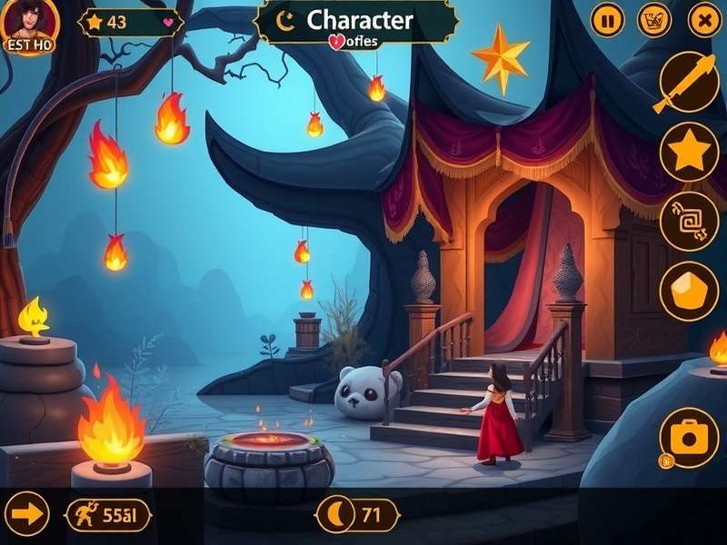 Coimbatore S Mystic Realms character customization interface