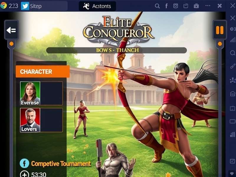 Elite Bow Conqueror - Intense Archery Battle Elite Bow Conqueror gameplay screenshot showing archery combat