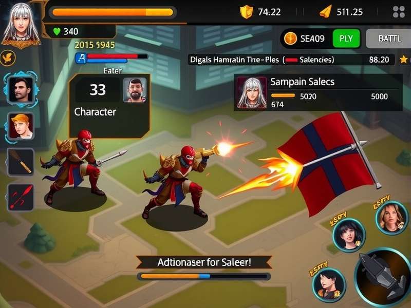 Sarson Tactical Hero Game Interface