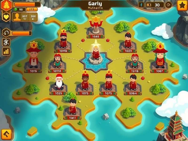 Kochi Rulers feature showcase with multiple gameplay elements