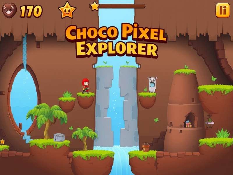 Choco Pixel Explorer Game Main Screen