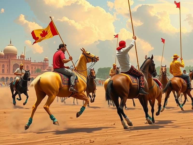 Golden Polo Triumph equipment and gear display