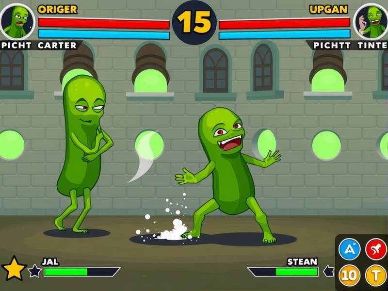 Pickle Punchout character selection screen