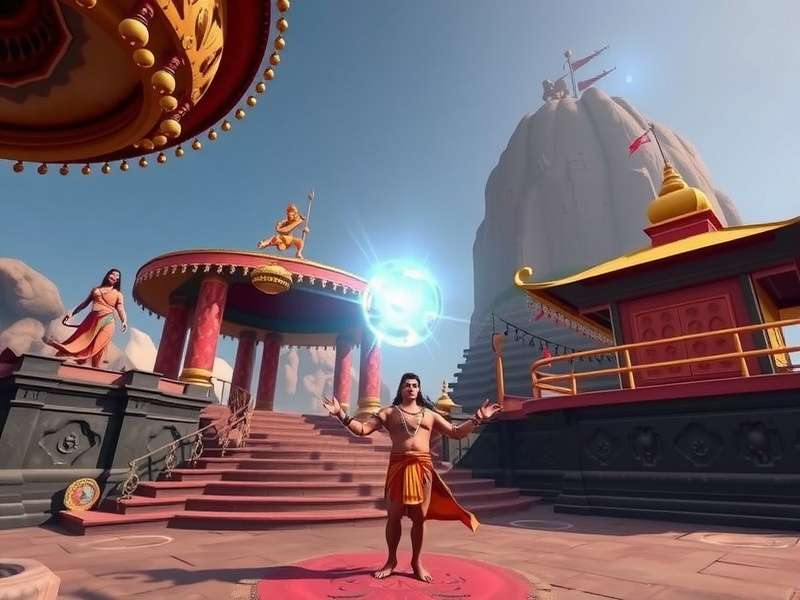Hanuman S Divine VR feature showcase demonstrating divine powers