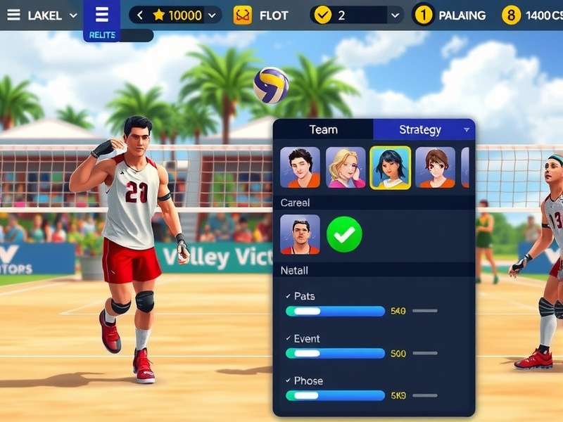 Volley Victors Pro team strategy planning interface