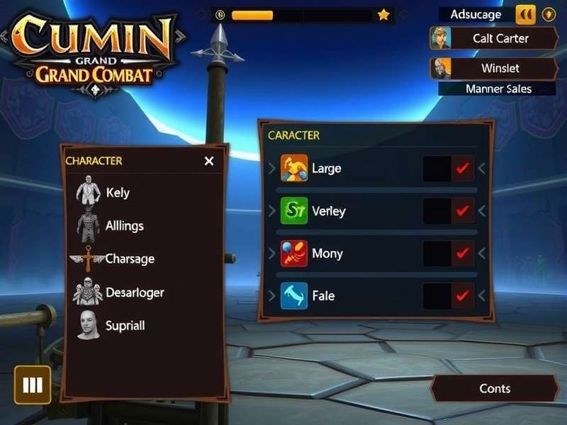 Cumin Grand Combat game mode selection interface