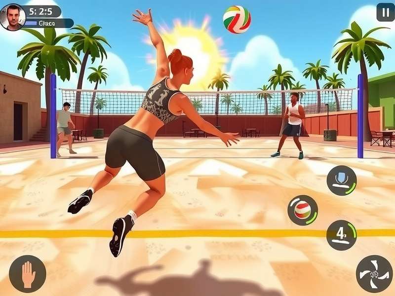 Southern Volley Ace strategy diagram showing player positioning