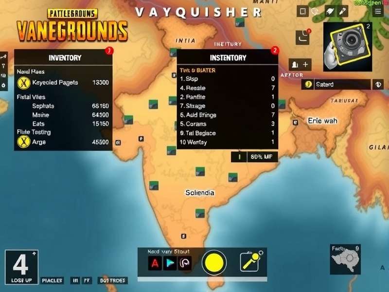 Desi PUBG Vanquisher inventory management interface