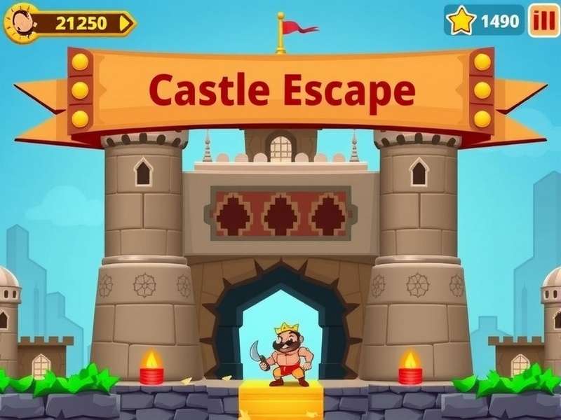 Chhota Bheem Castle Escape characters collage