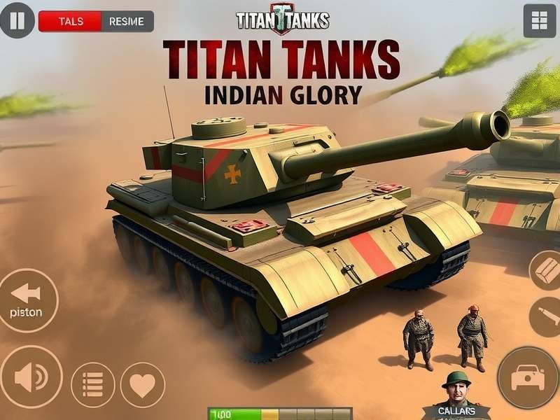 Titan Tanks Indian Glory user interface and controls