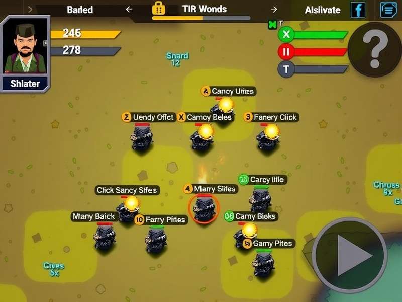 Boom Brigade character selection screen