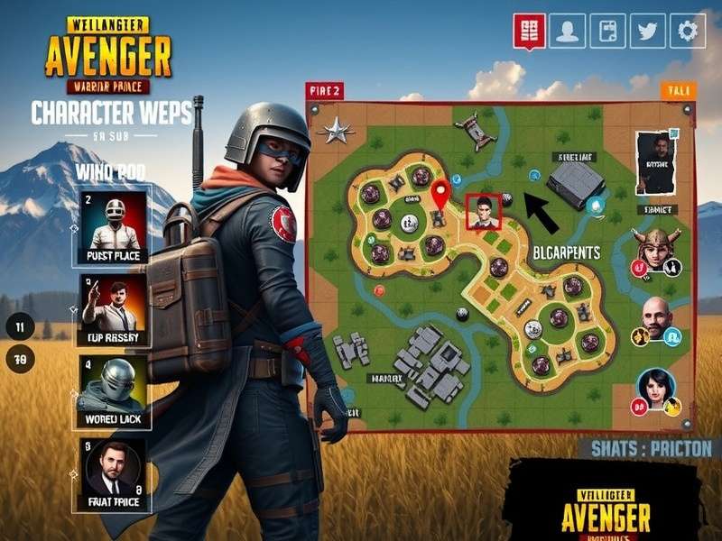 PUBG Avenger Warrior Prince strategic map positioning