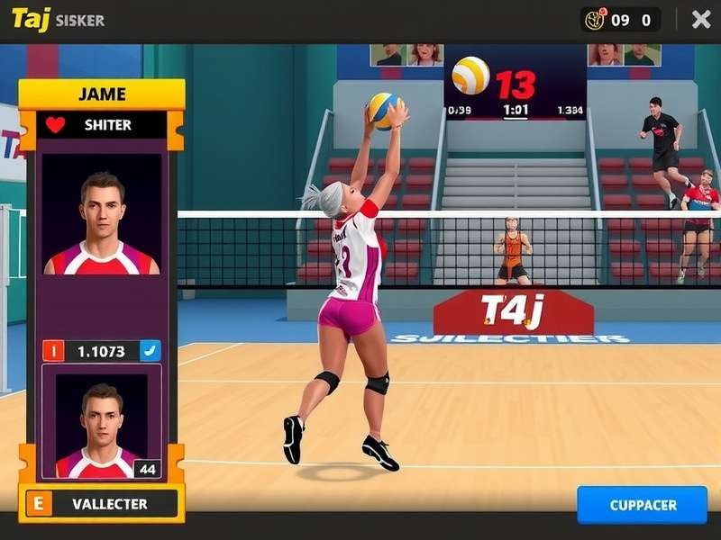 Taj Power Spikers character customization screen