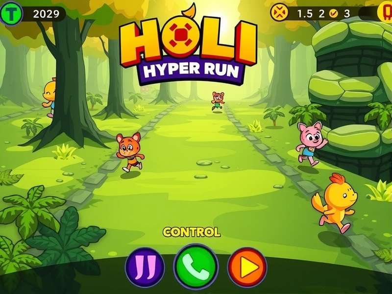 Holi Hyper Run control interface demonstration