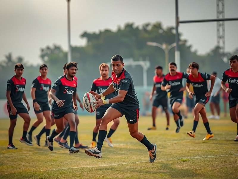 Gujarat Rugby Heroes team training session