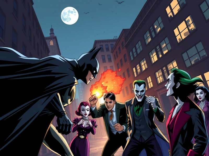 Joker War Saga comic book cover showing Batman and Joker confrontation