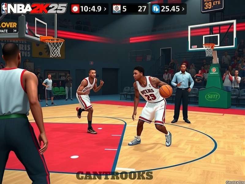 NBA 2K25 Hoop Hustlers control scheme and gameplay interface