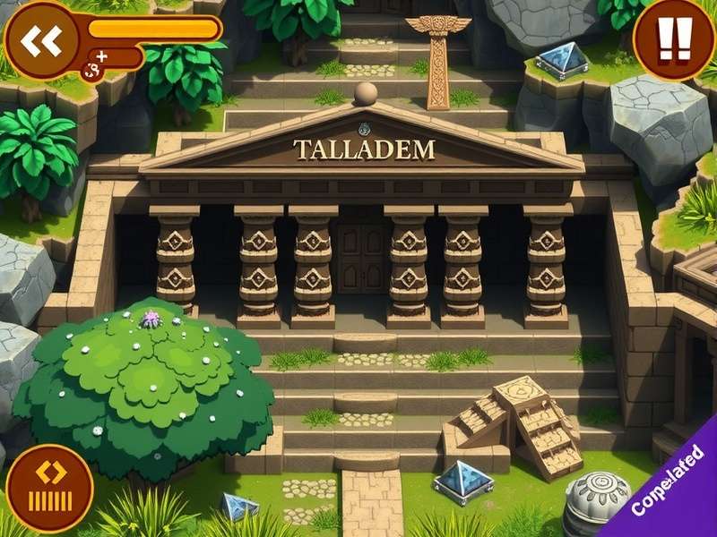 Ancient Temple Explorer Pro puzzle solving interface