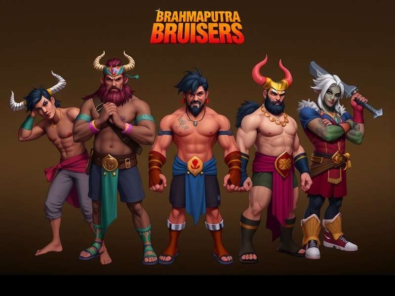 Brahmaputra Bruisers character lineup showcasing diversity