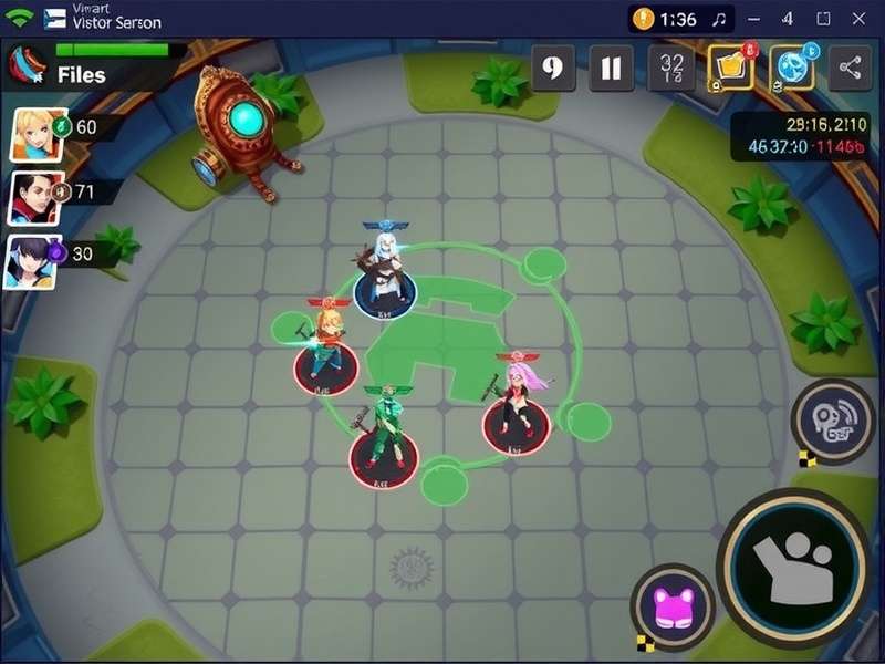 Vibrant Victors Blitz gameplay screenshot showing character selection