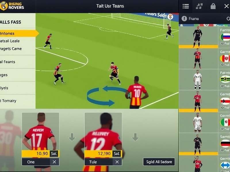 Goa Rising Rovers customization options showcase