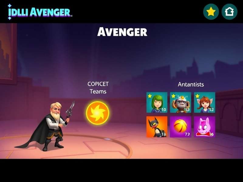 Idli Avenger character lineup showing protagonist and antagonists