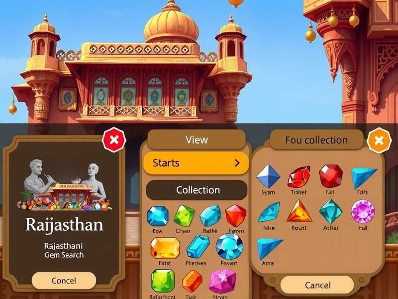 Cultural festival representation in Rajasthan Gem Search