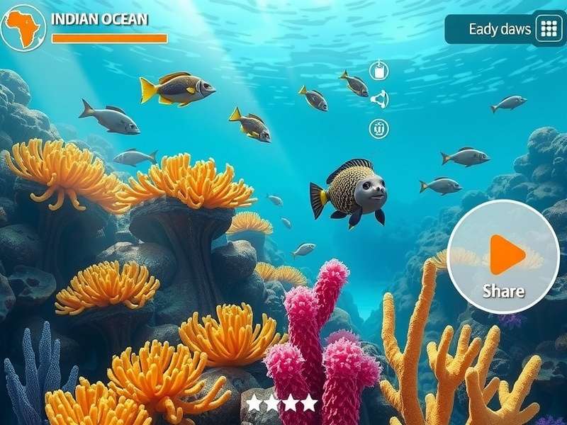 Indian Ocean Coral Guardians educational content about marine biodiversity