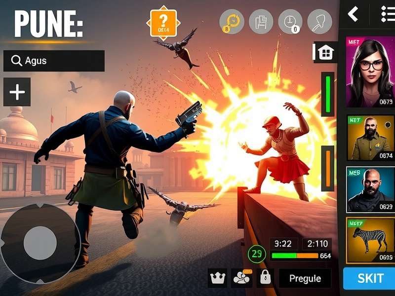 Pune Predator Supreme gameplay screenshot showing intense battle action