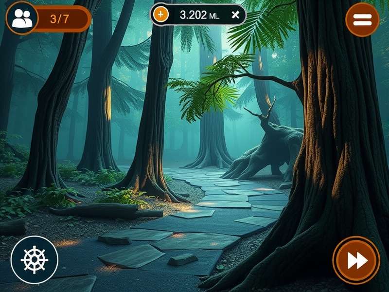 Puzzle solving interface in Enigmatic Woods Trek
